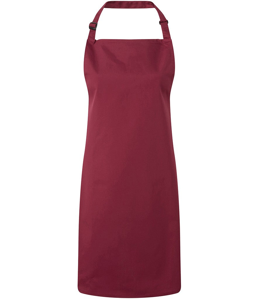 Colours Bib Apron | BURGUNDY