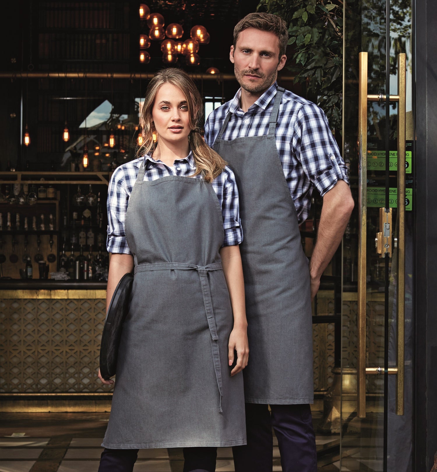 Colours Bib Apron | MUSHROOM