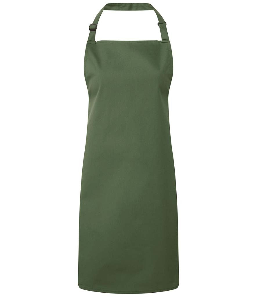 Colours Bib Apron | MOSS GREEN