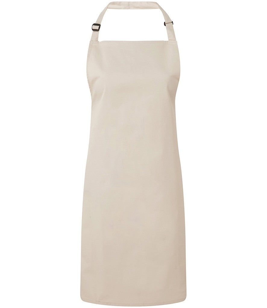 Colours Bib Apron | NATURAL