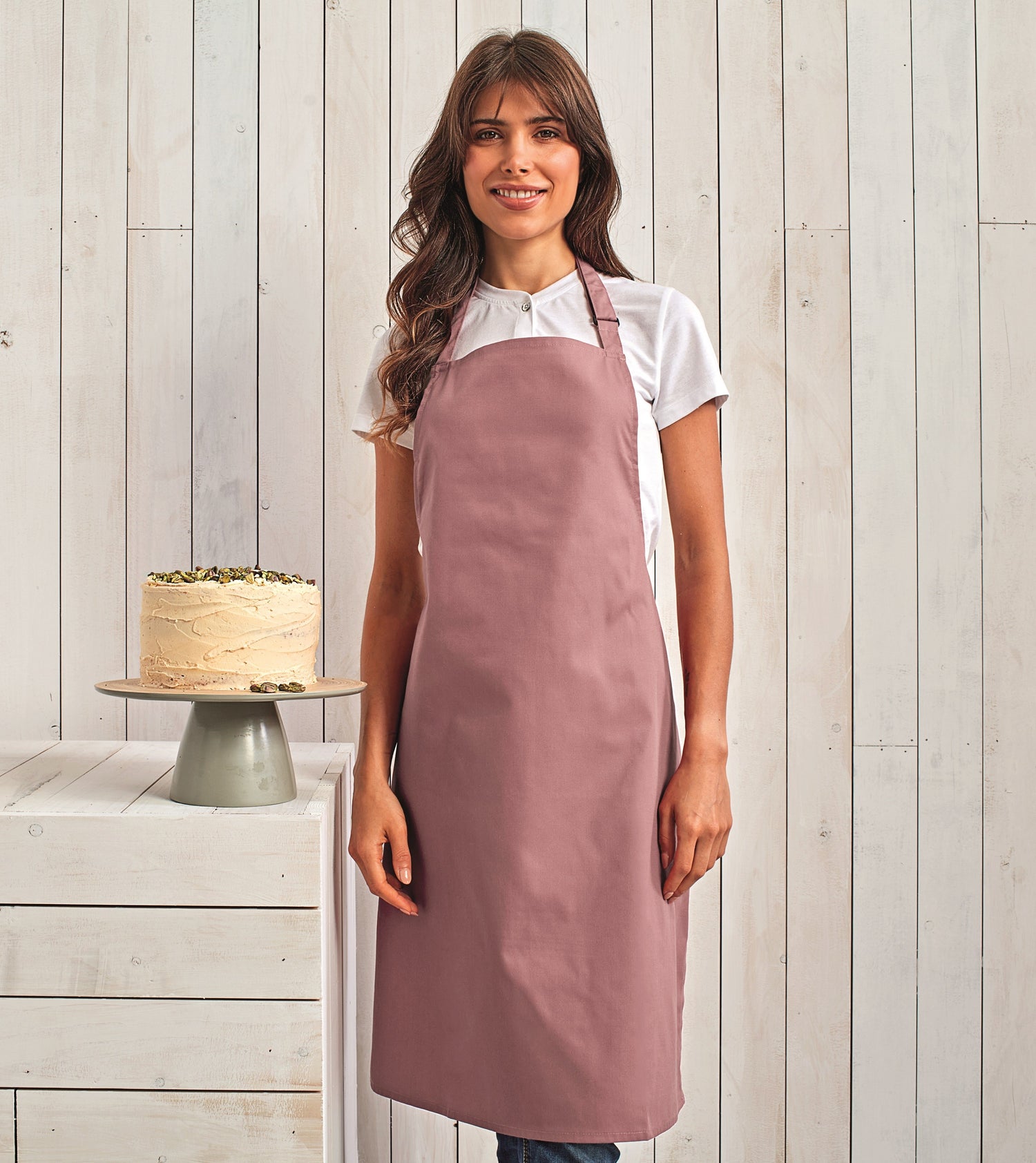 Colours Bib Apron | STEEL