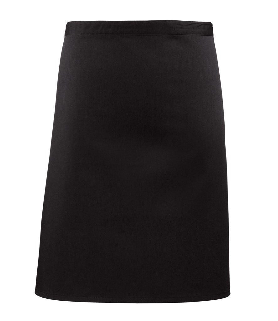 Colours Mid Length Apron | BLACK