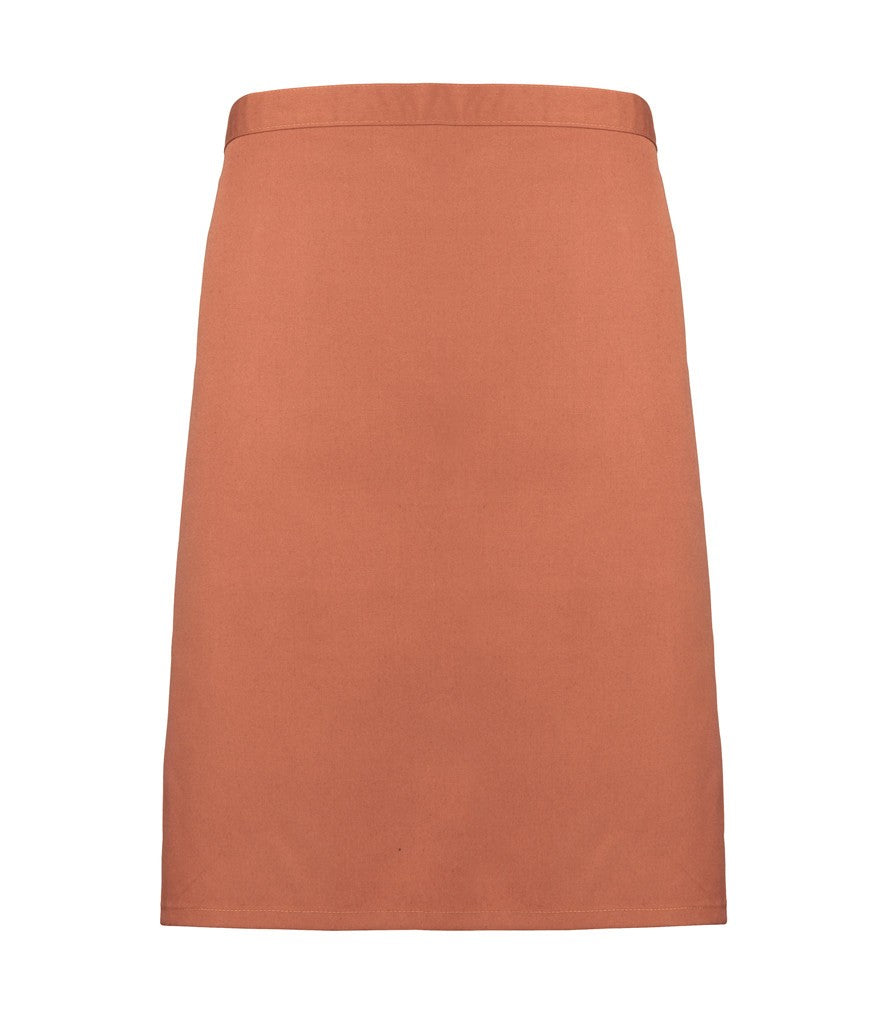 Colours Mid Length Apron | CHESTNUT