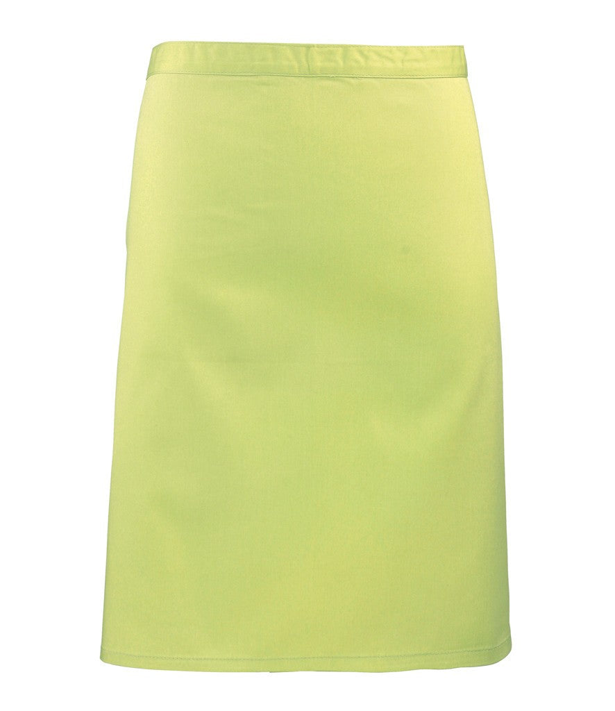 Colours Mid Length Apron | LIME