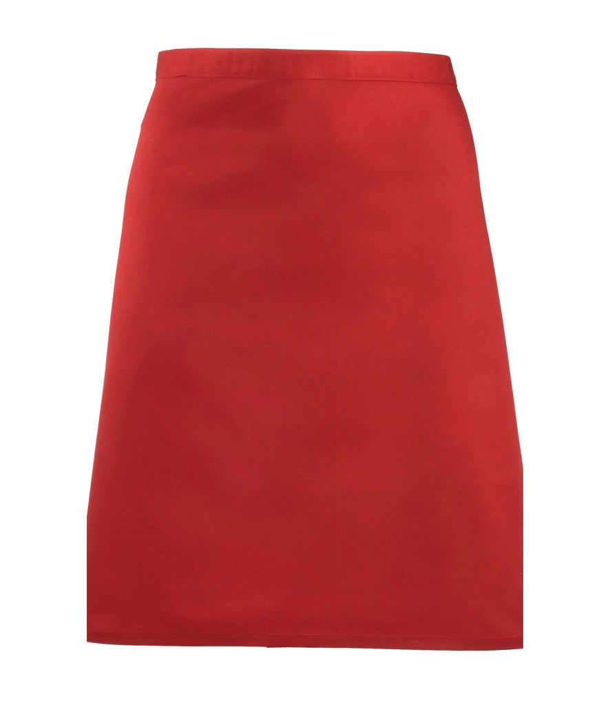 Colours Mid Length Apron | RED