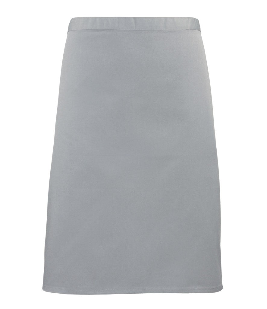 Colours Mid Length Apron | SILVER GREY