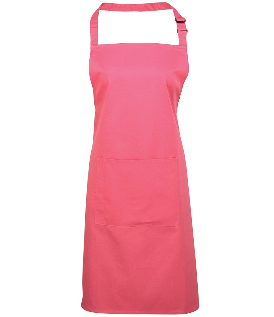 Colours Bib Apron With Pocket | FUCHSIA