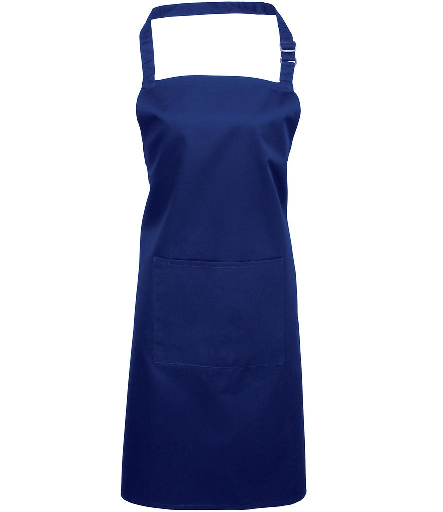 Colours Bib Apron With Pocket | ROYAL