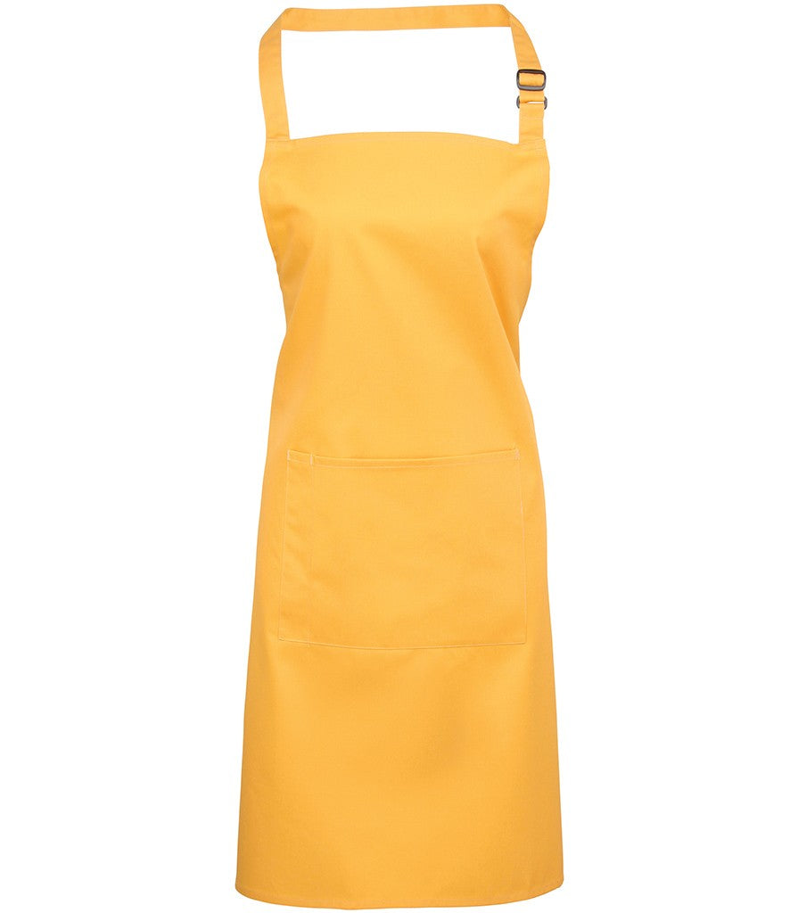 Colours Bib Apron With Pocket | SUNFLOWER