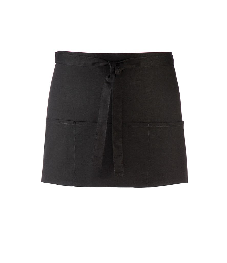 Colours 3 Pocket Apron | BLACK