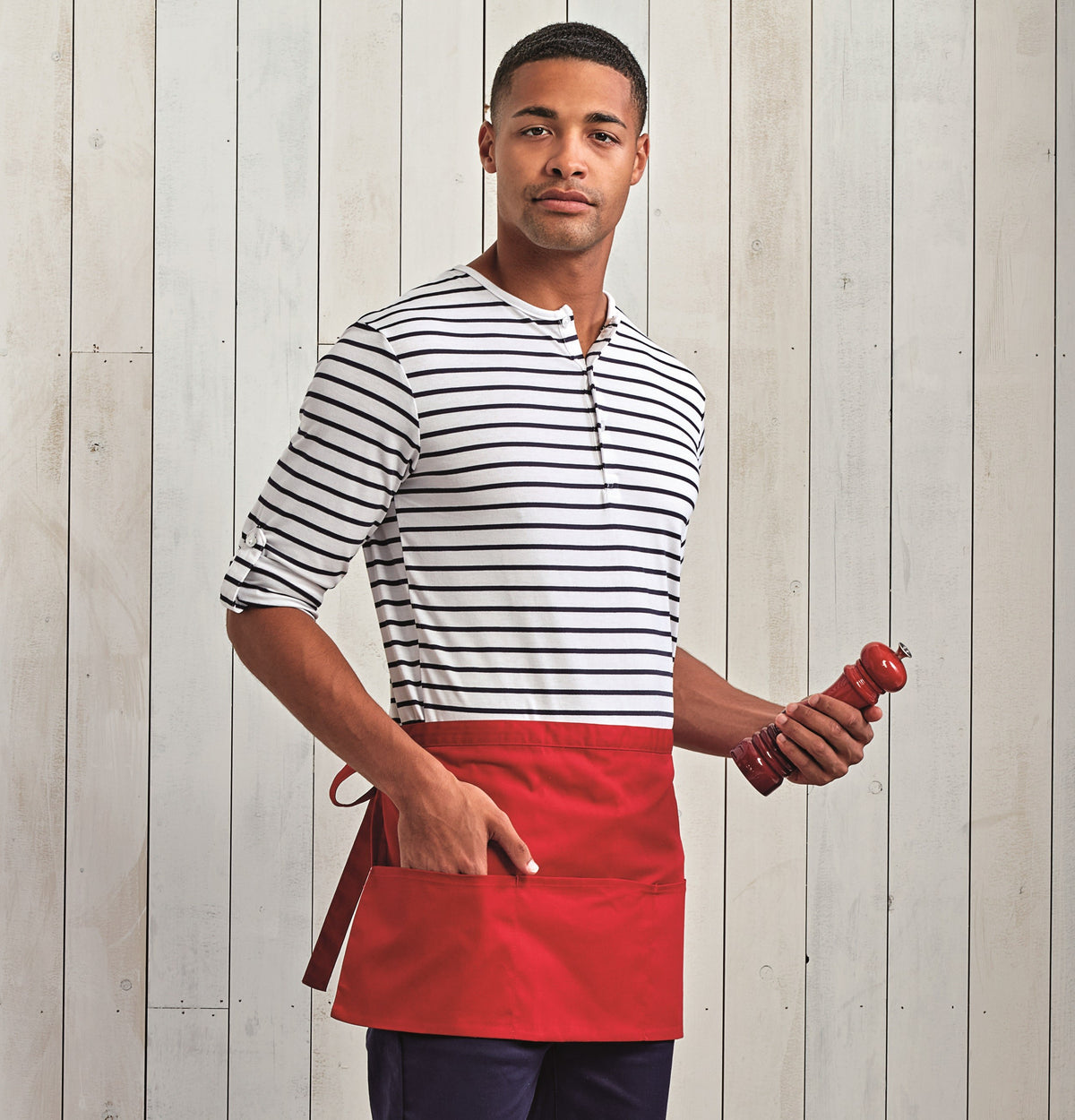 Colours 3 Pocket Apron | BURGUNDY