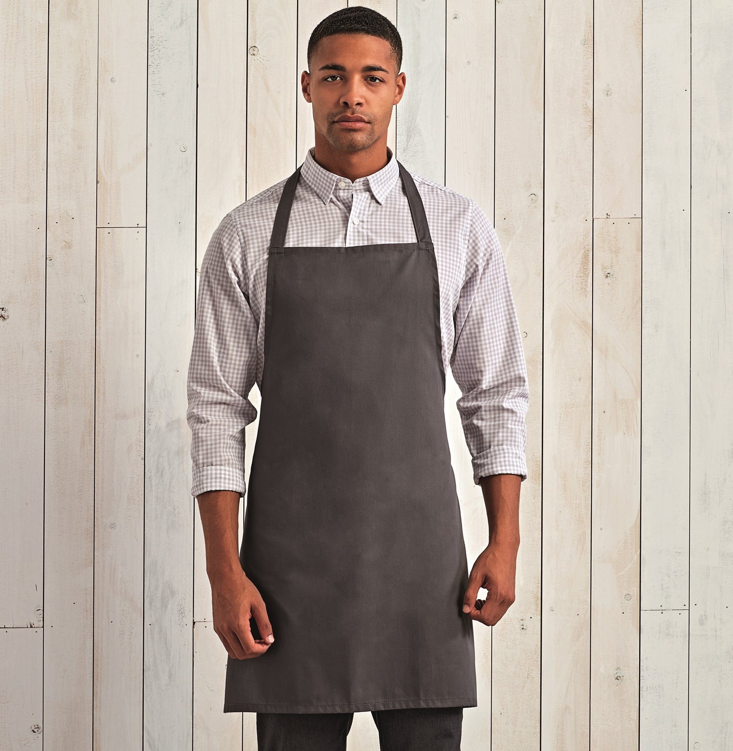 Essential Bib Apron | WHITE