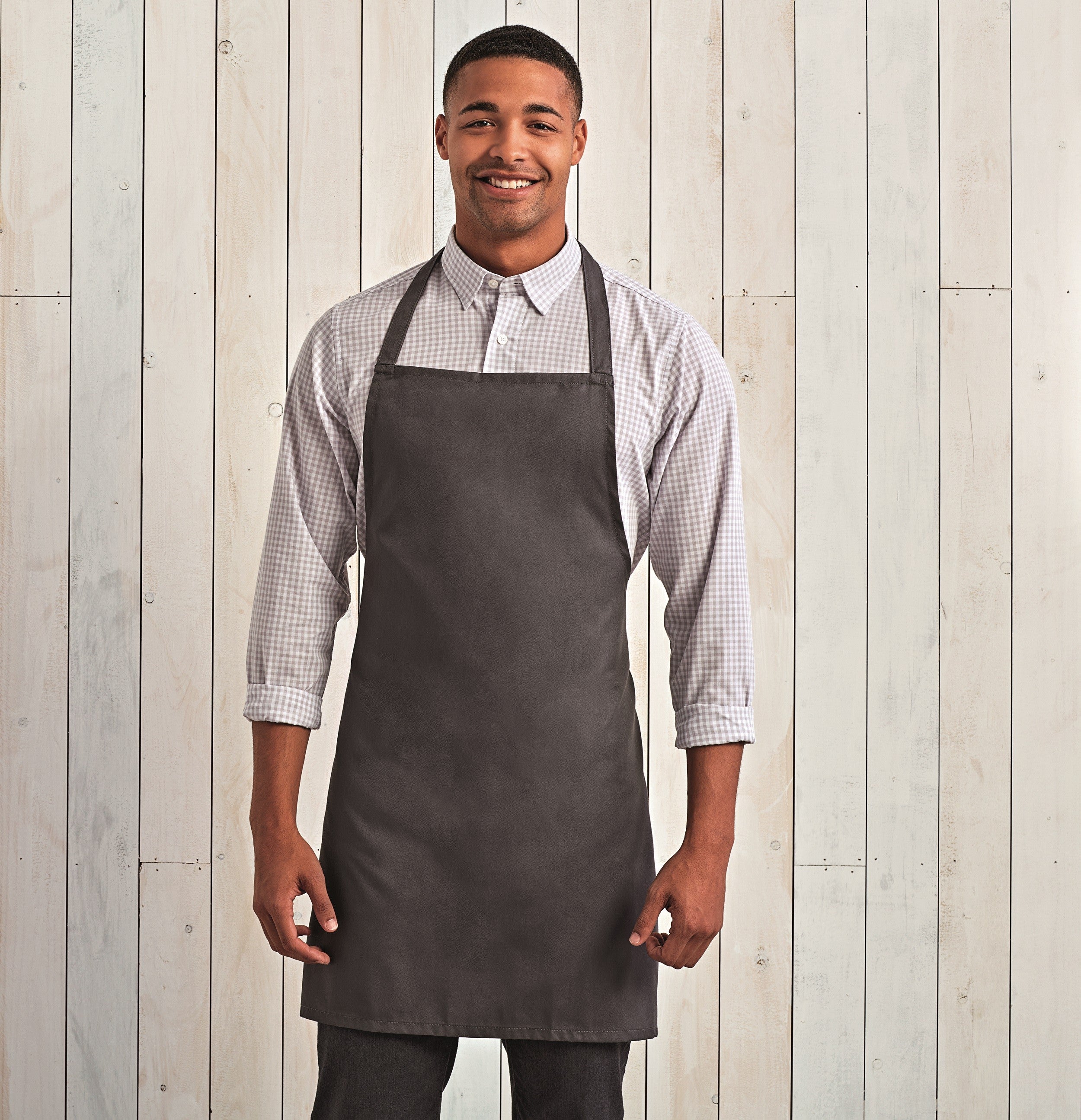 Essential Bib Apron | WHITE