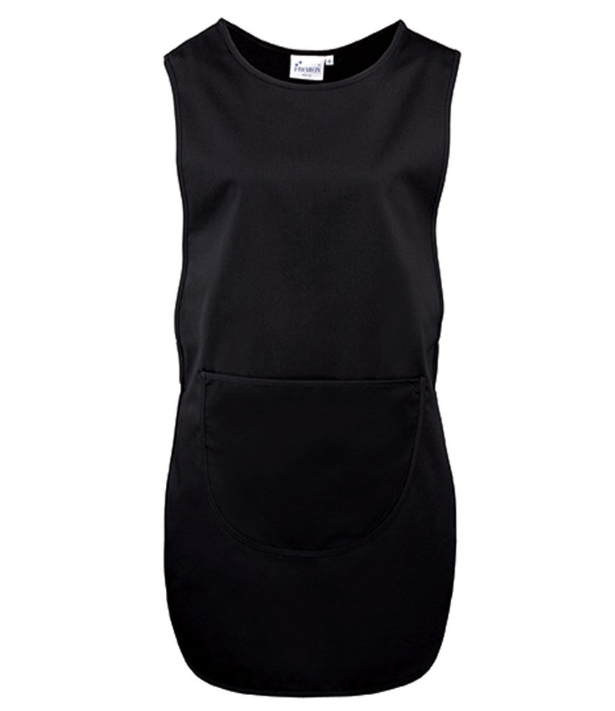 Long Length Pocket Tabard | BLACK