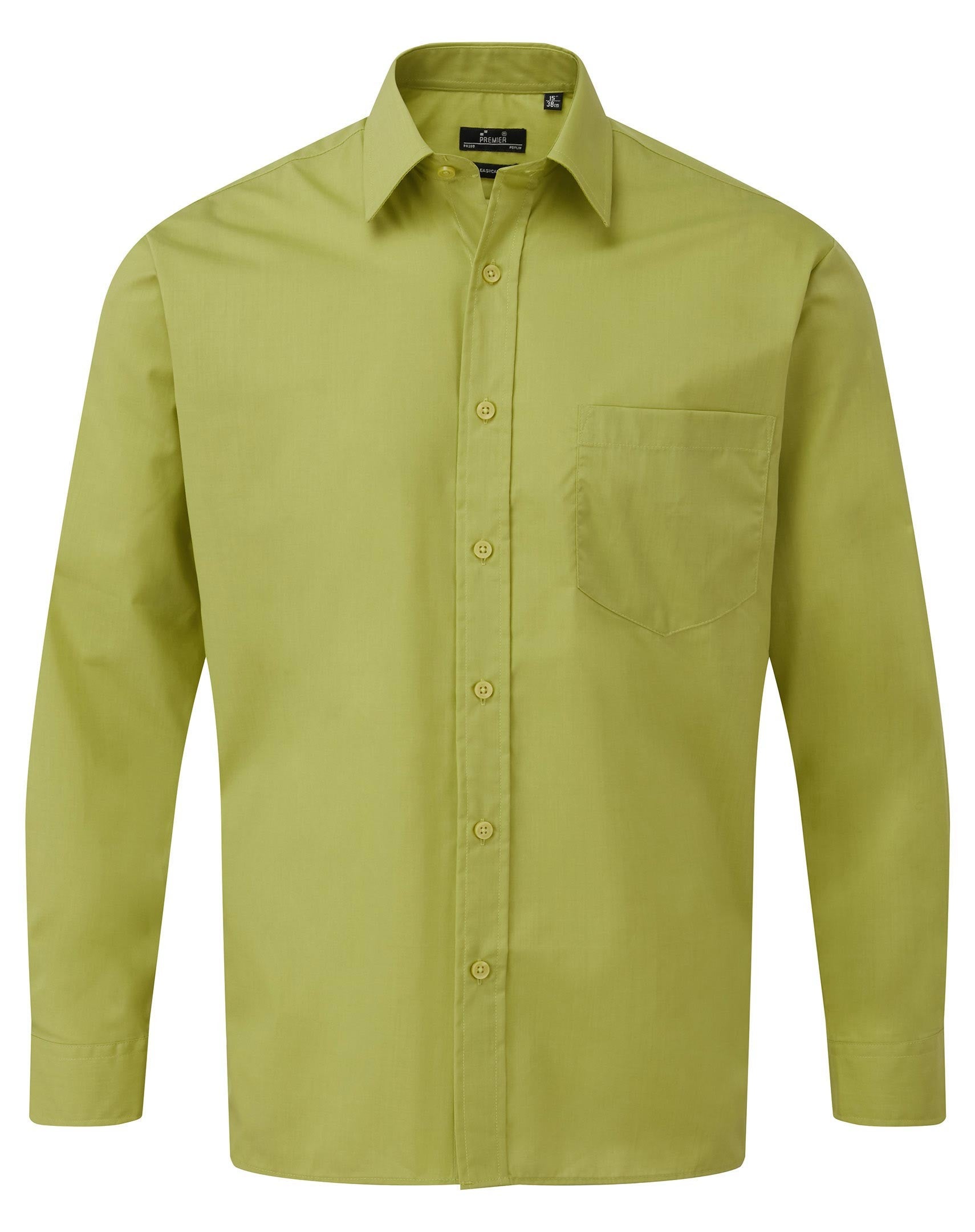 Poplin Long Sleeve Shirt | LIME