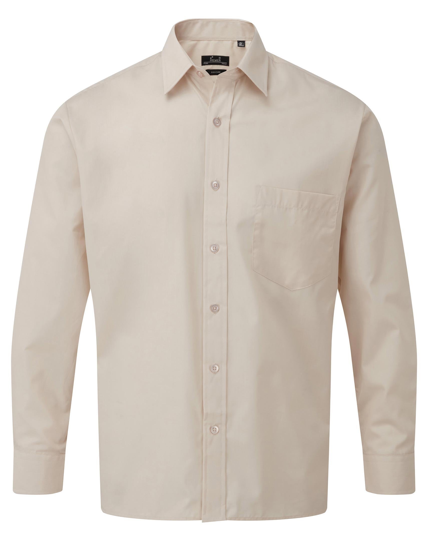 Poplin Long Sleeve Shirt | NATURAL