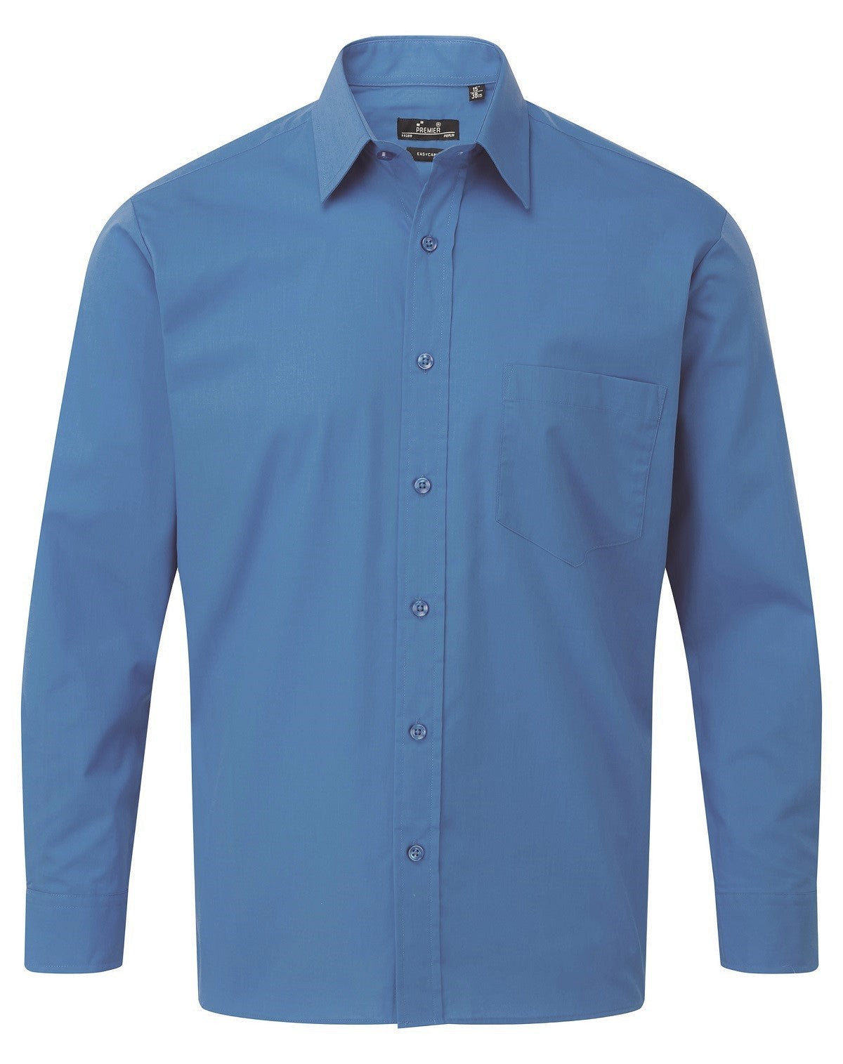 Poplin Long Sleeve Shirt | SAPPHIRE