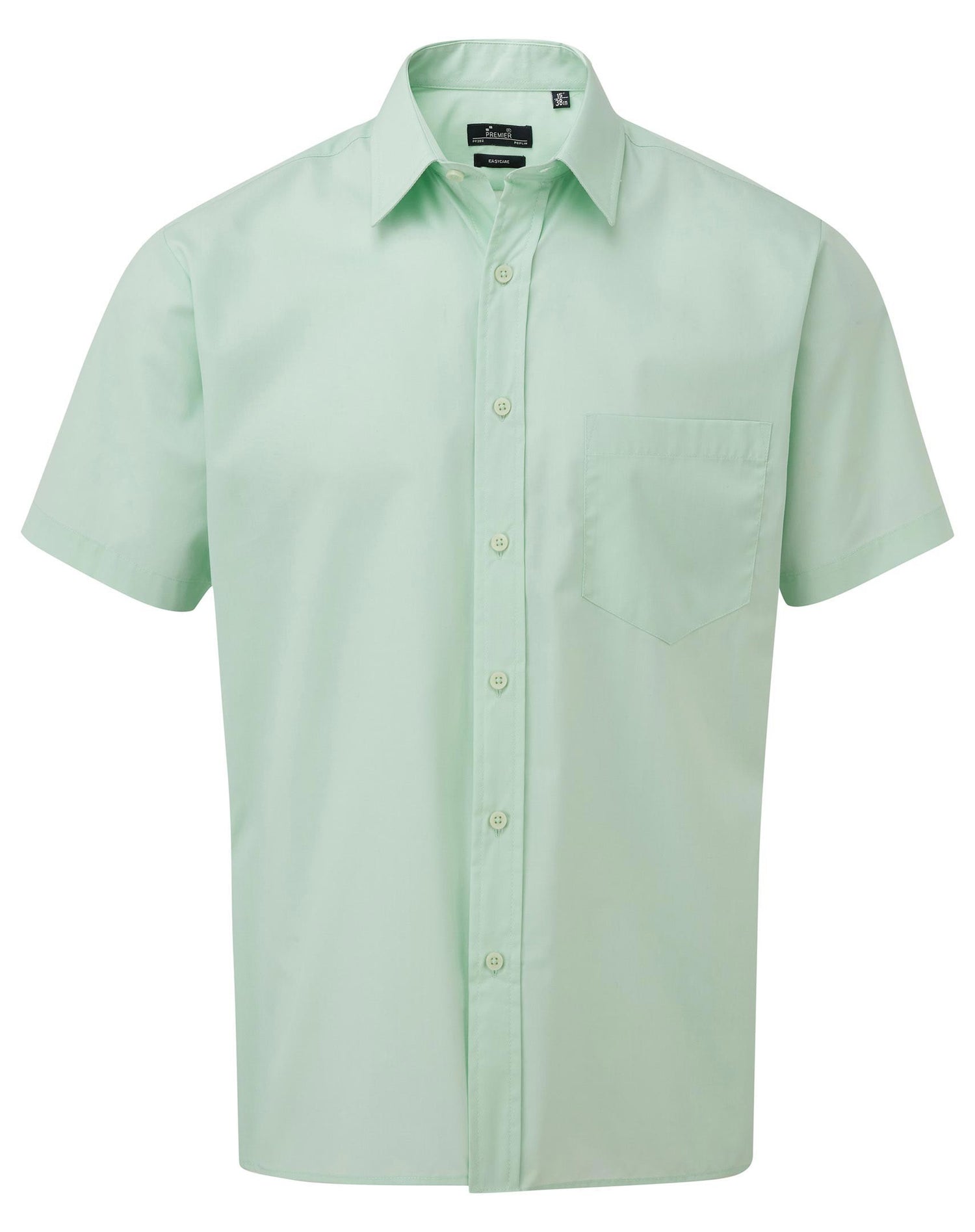 Poplin Short Sleeve Shirt | AQUA