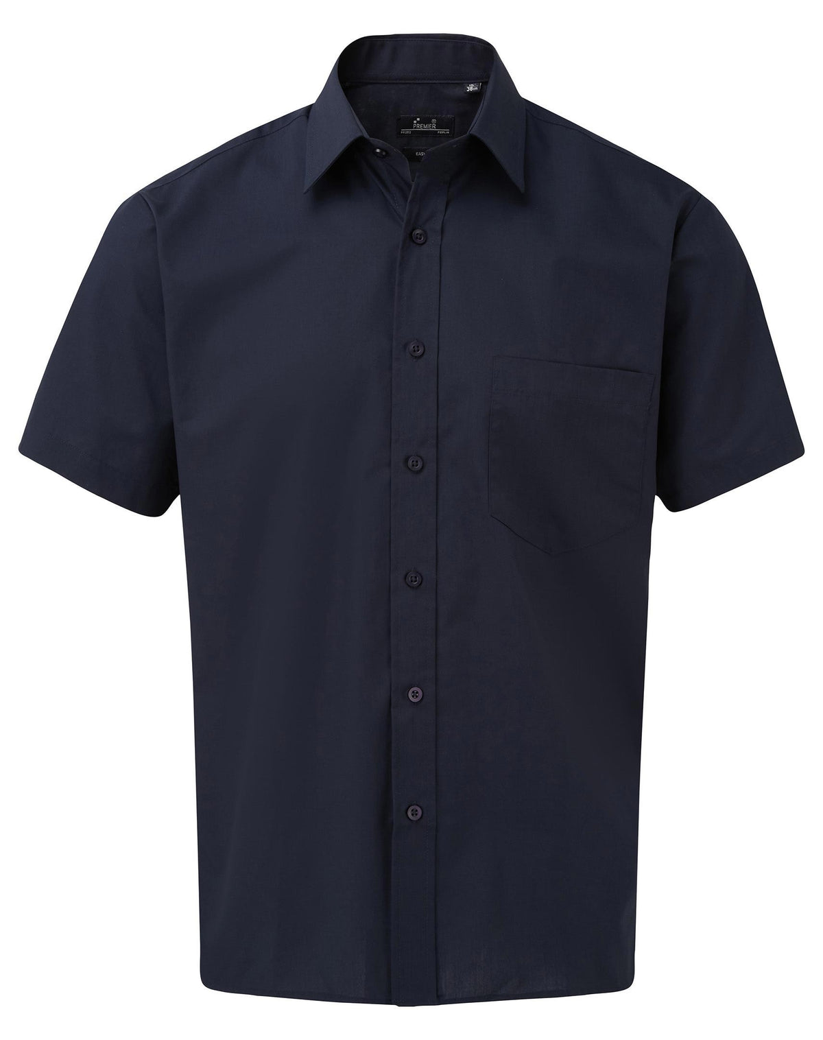 Poplin Short Sleeve Shirt | NAVY