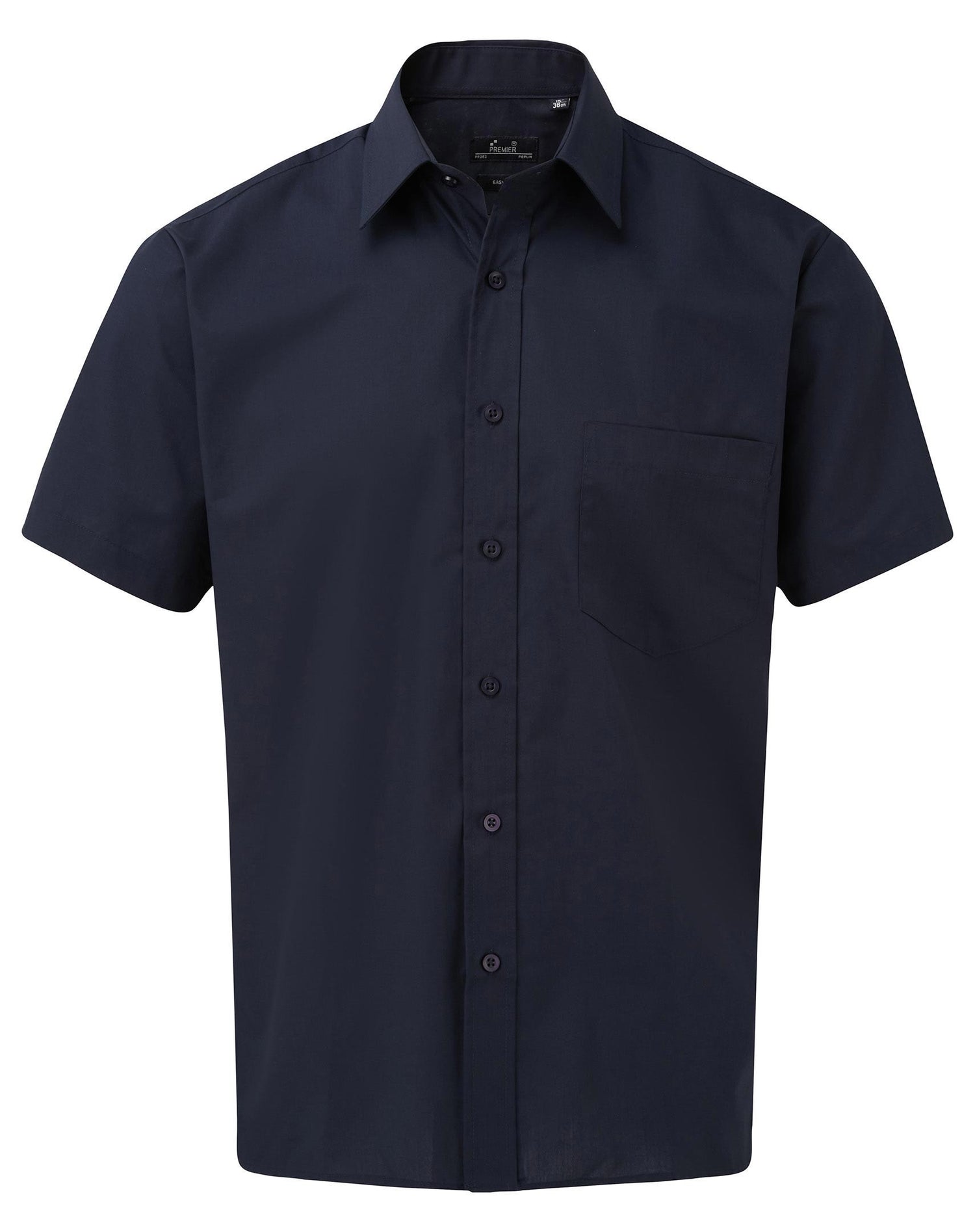 Poplin Short Sleeve Shirt | NAVY
