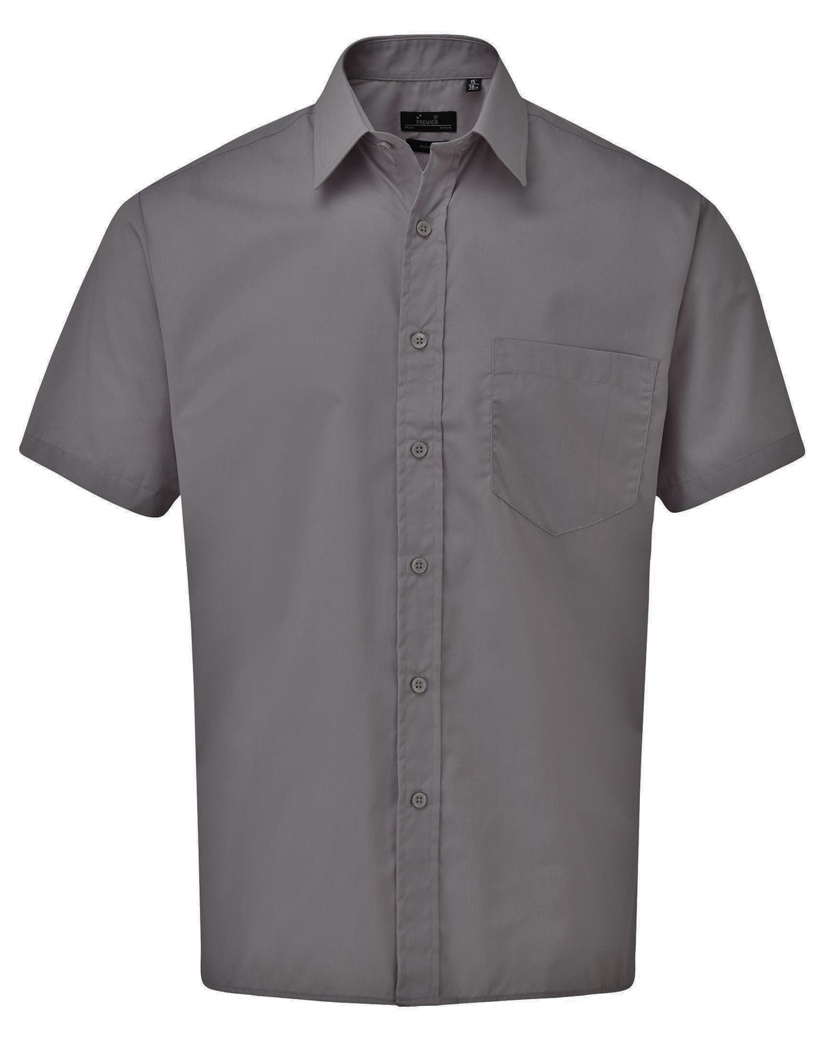 Poplin Short Sleeve Shirt | STEEL
