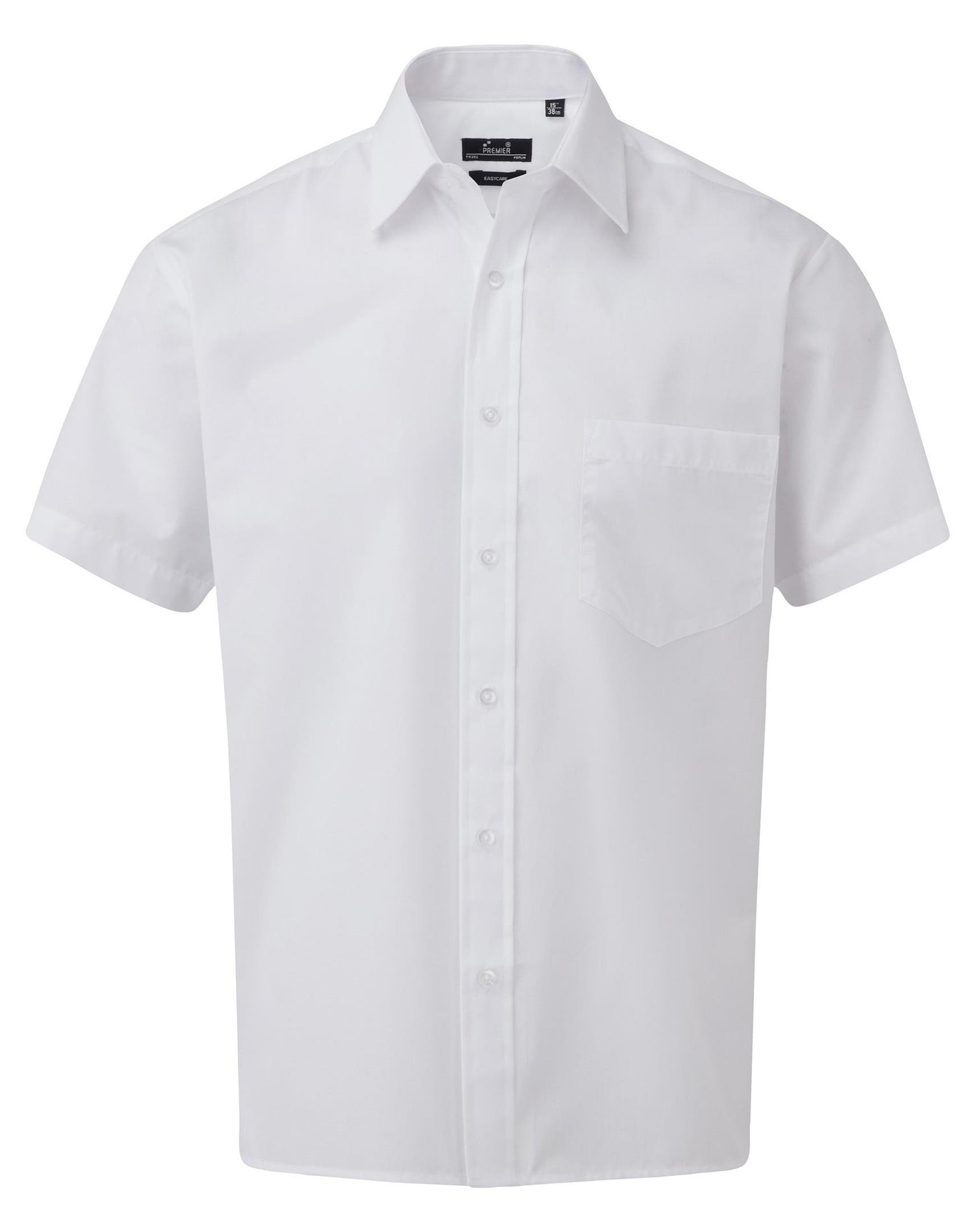 Poplin Short Sleeve Shirt | WHITE