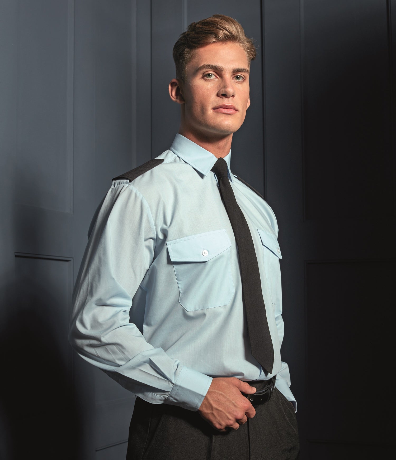 Pilot Shirt Long Sleeve | LIGHT BLUE