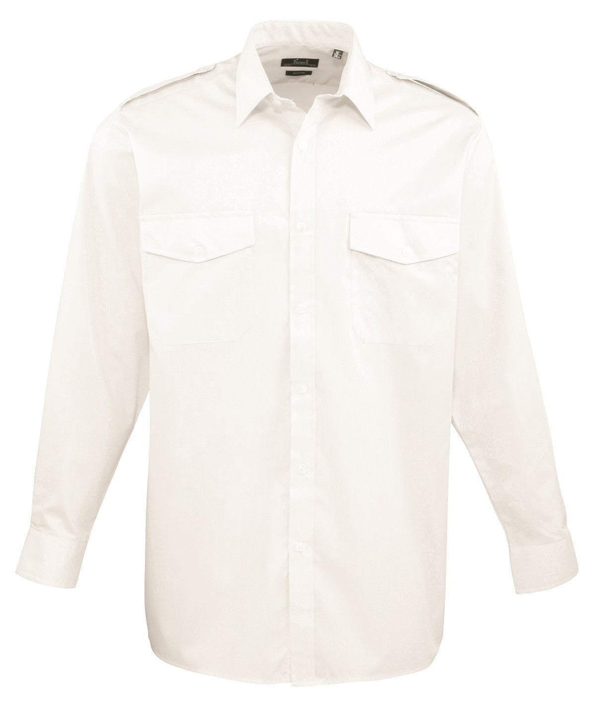 Pilot Shirt Long Sleeve | WHITE