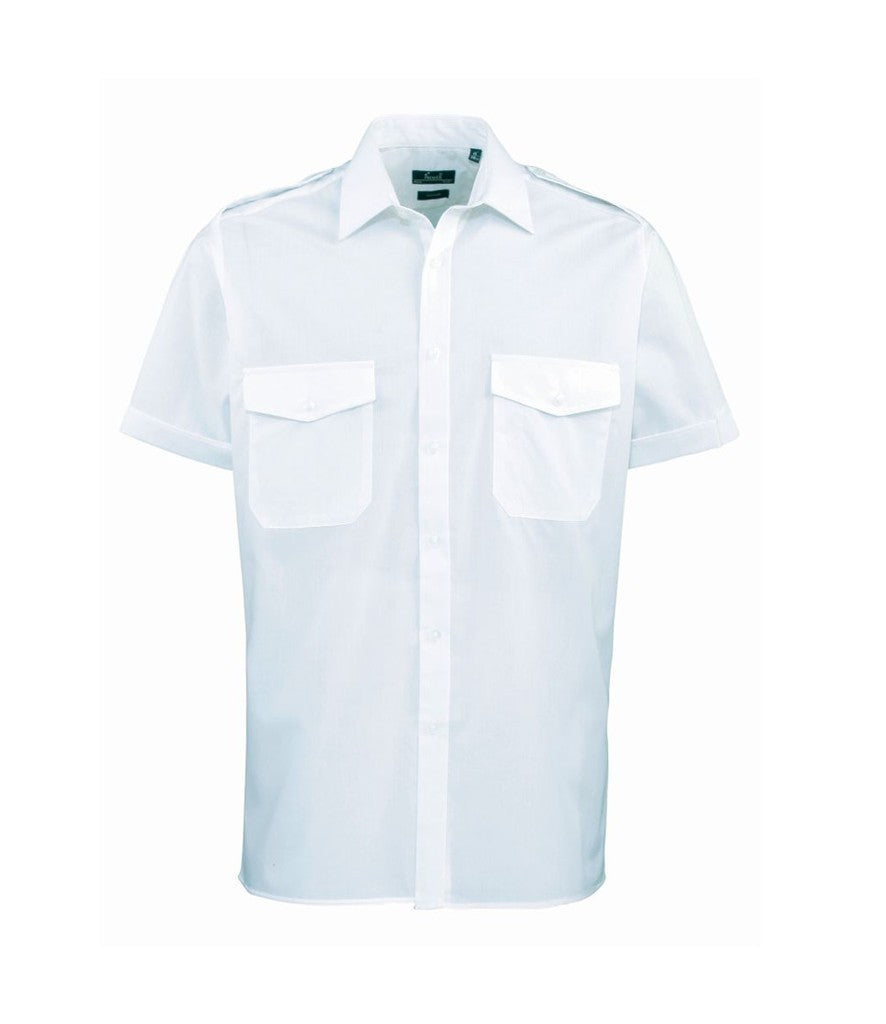 Pilot Shirt Short Sleeve | LIGHT BLUE