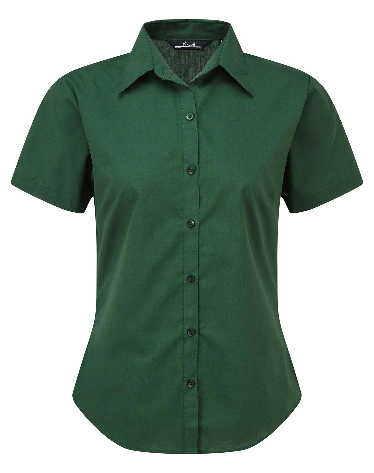 Ladies Poplin Short Sleeve Blouse | BOTTLE