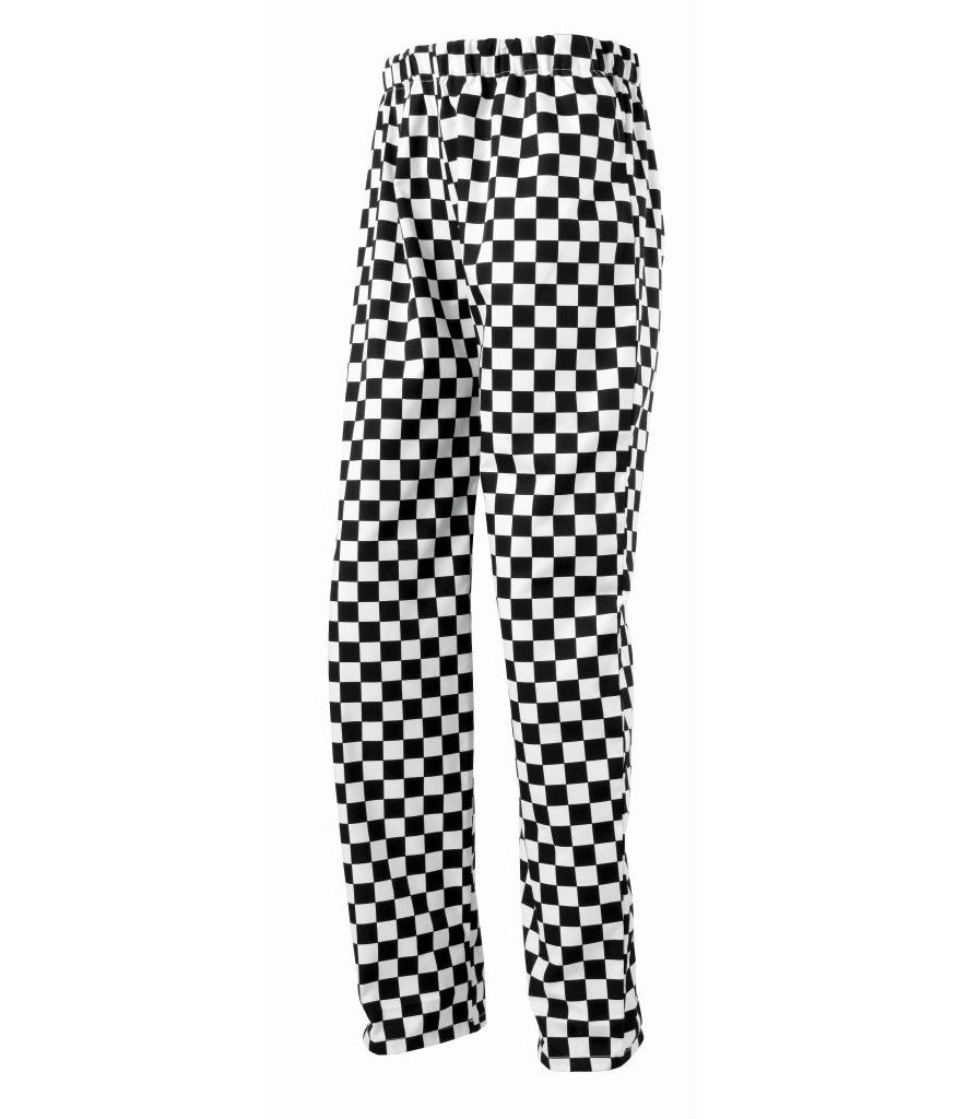 Essential Chef's Trouser | WHITE/BLACK BIG CHECK