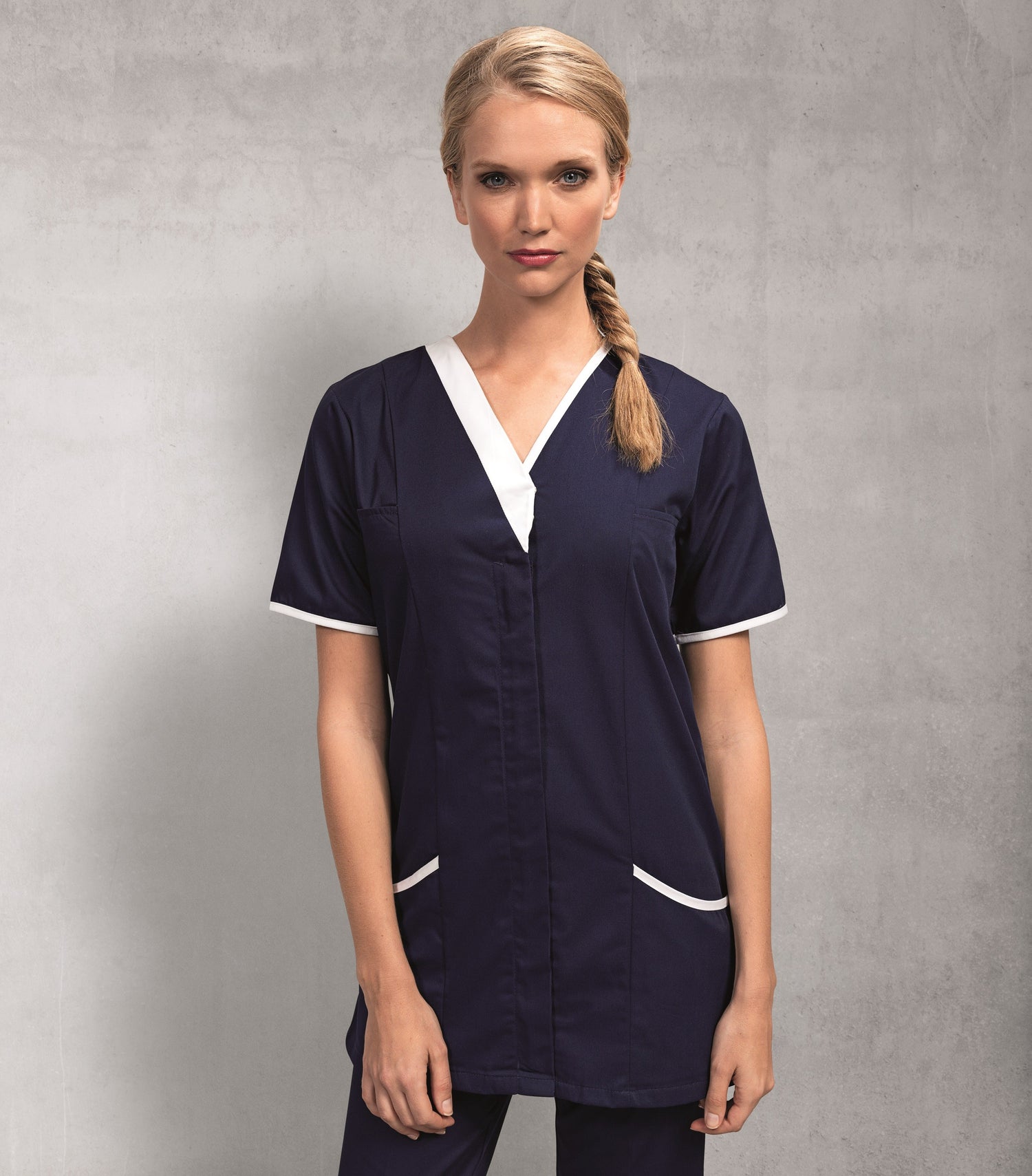 Daisy Healthcare Tunic | NAVY/WHITE