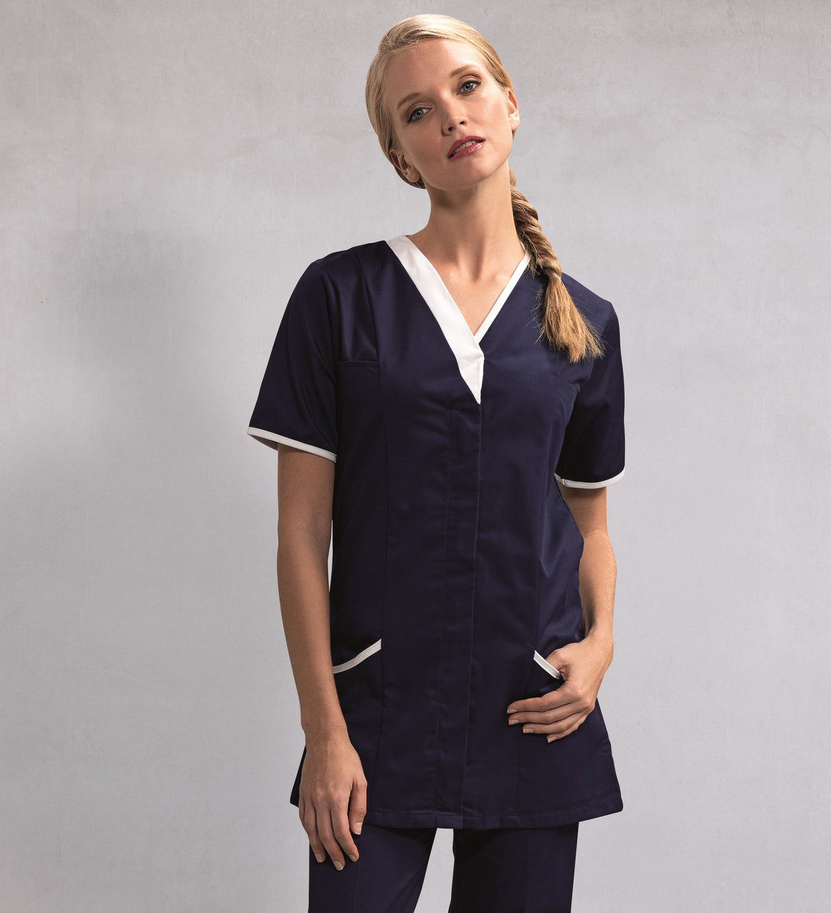 Daisy Healthcare Tunic | NAVY/WHITE