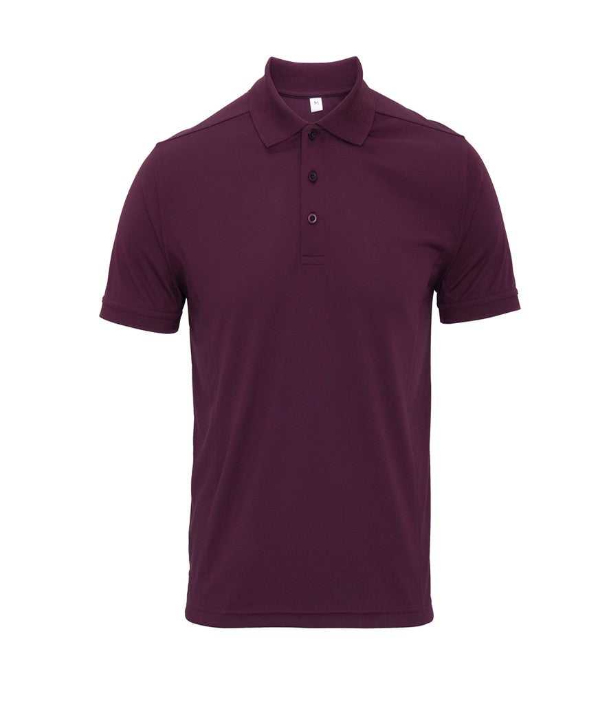 Coolchecker Pique Polo | AUBERGINE