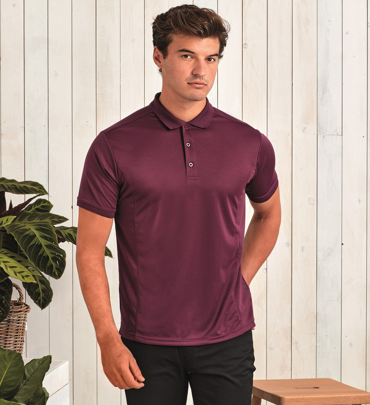 Coolchecker Pique Polo | HOT PINK