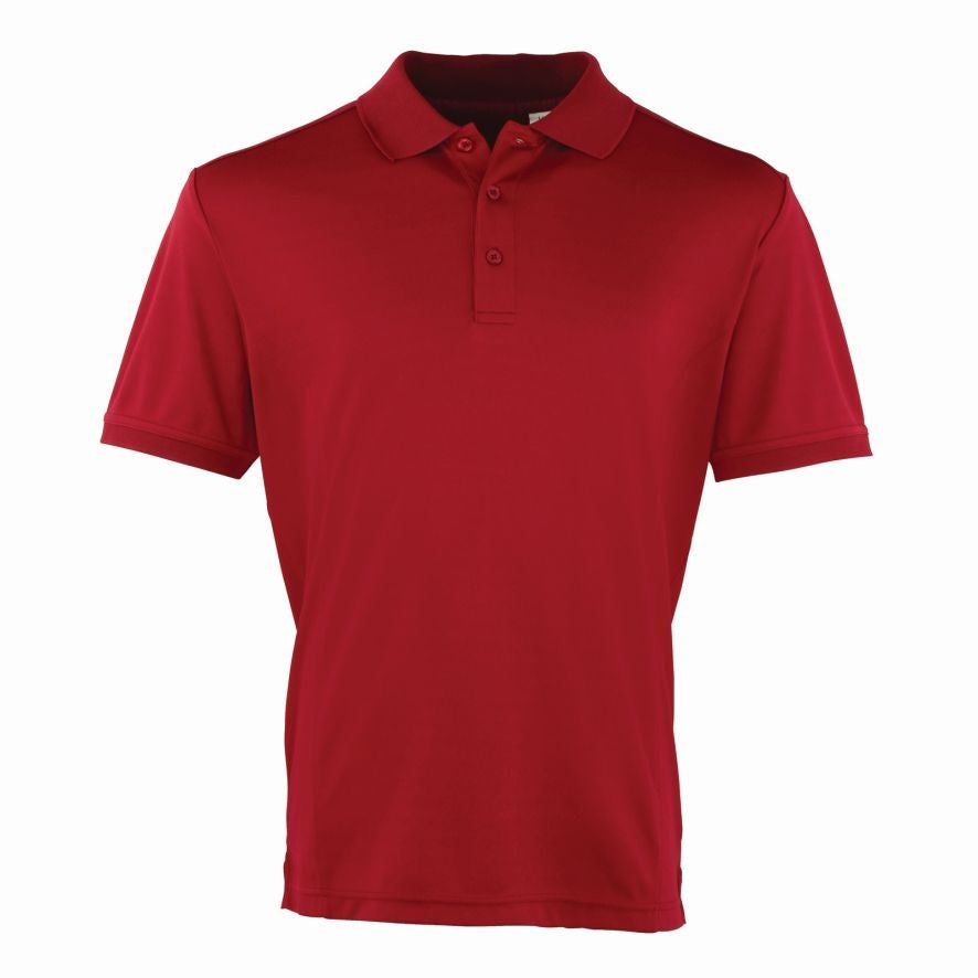 Coolchecker Pique Polo | BURGUNDY