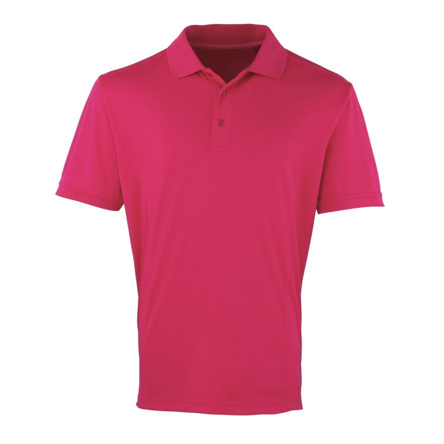 Coolchecker Pique Polo | HOT PINK