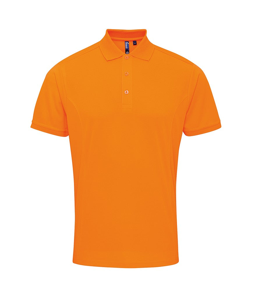 Coolchecker Pique Polo | NEON ORANGE