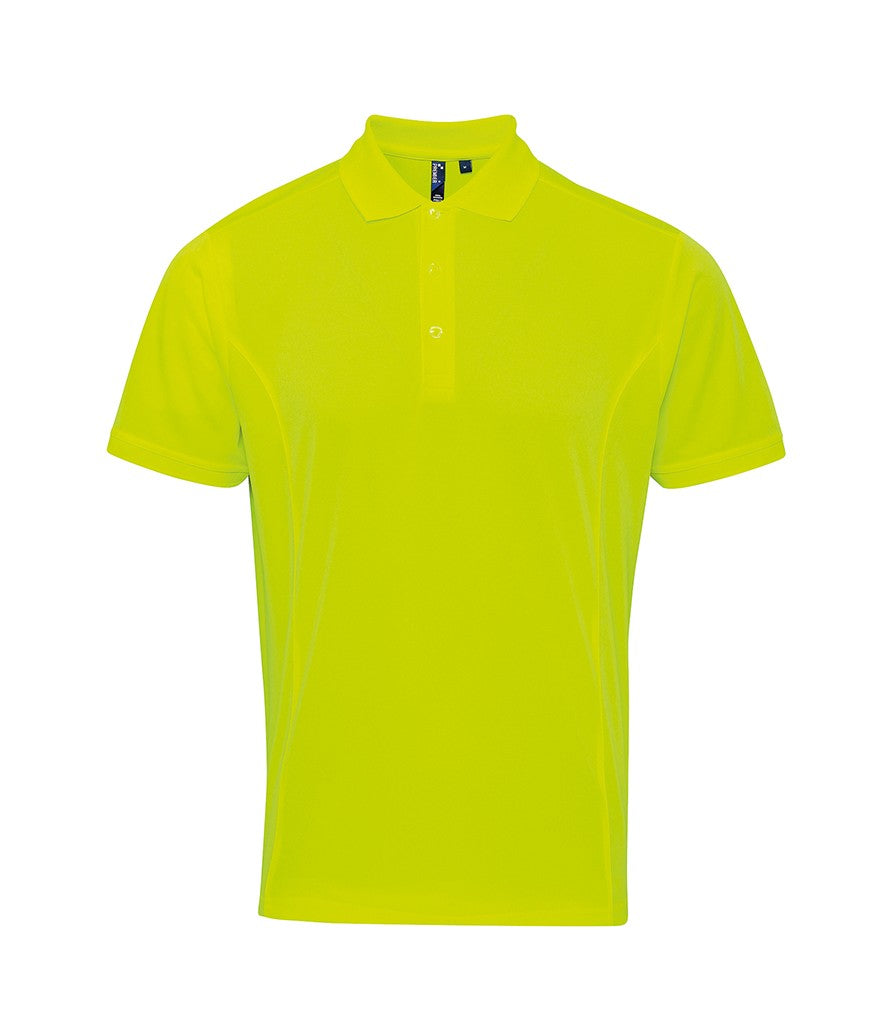 Coolchecker Pique Polo | NEON YELLOW