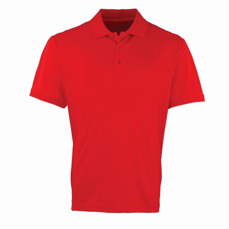 Coolchecker Pique Polo | RED