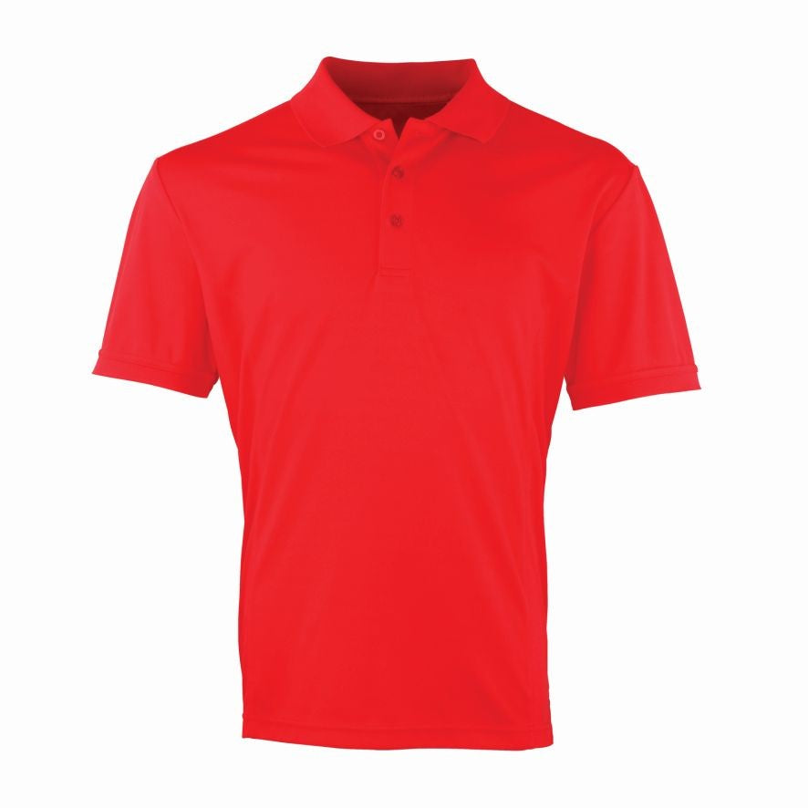 Coolchecker Pique Polo | STRAWBERRY