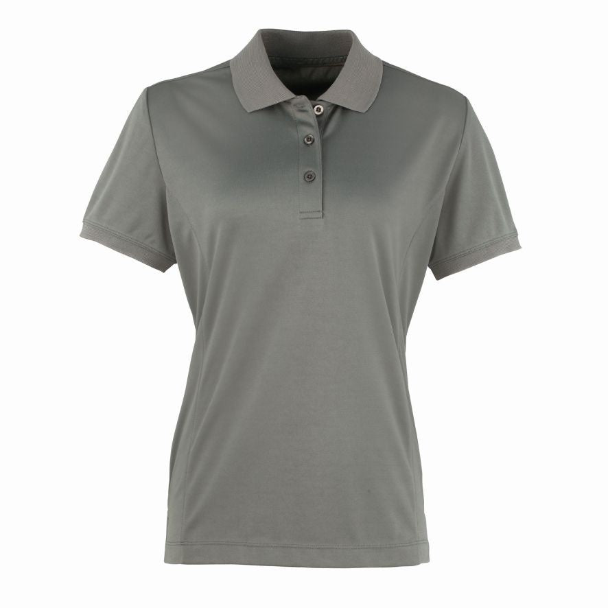 Women's Coolchecker Pique Polo | DARK GREY