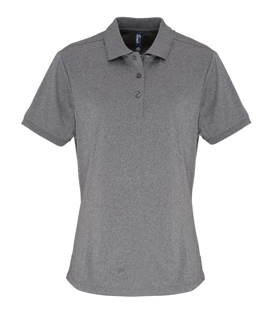 Women's Coolchecker Pique Polo | GREY MELANGE