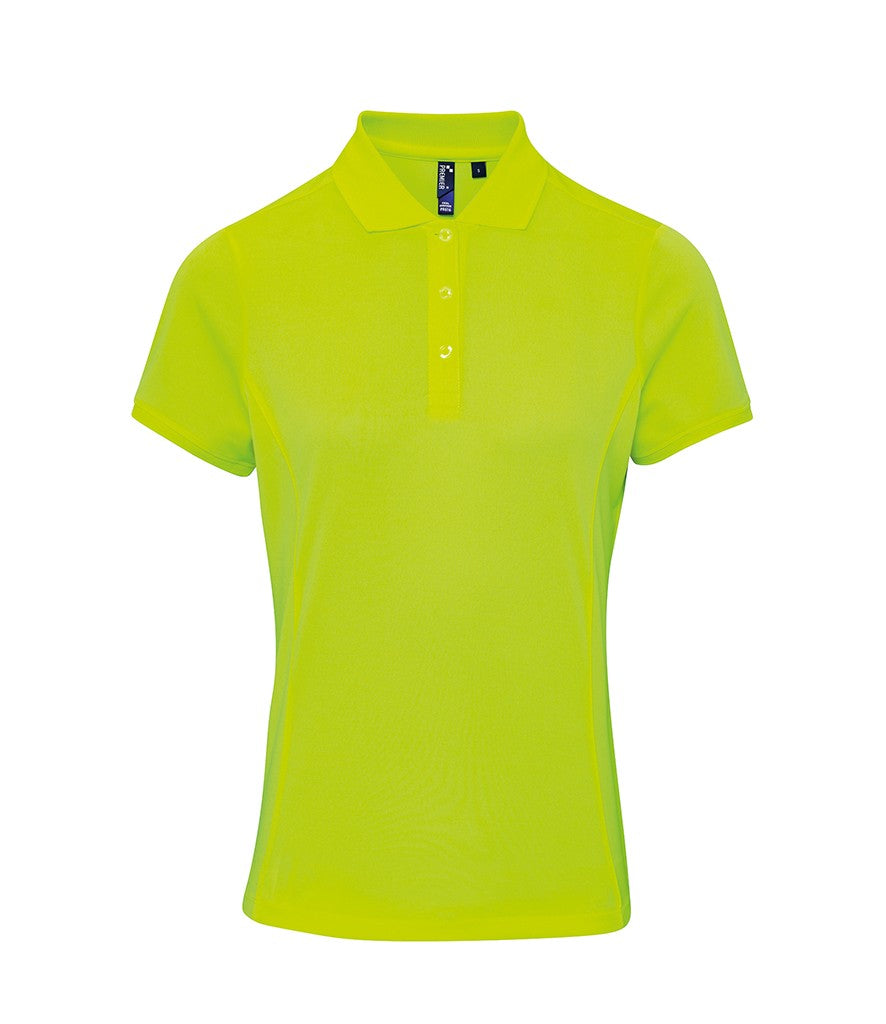 Women's Coolchecker Pique Polo | NEON YELLOW