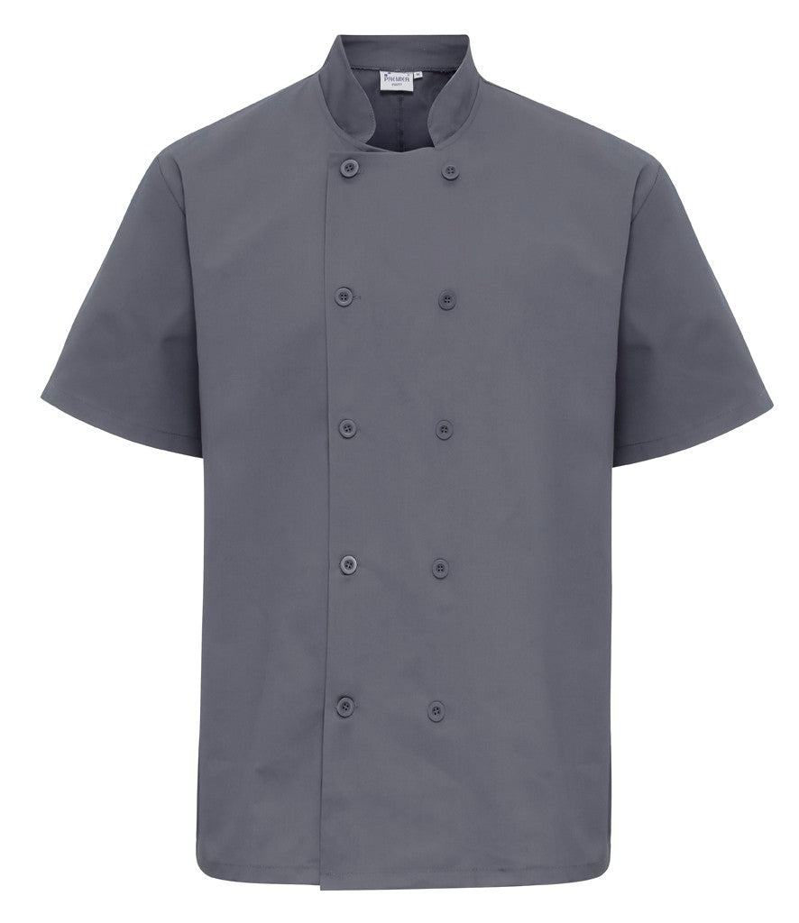 Short Sleeved Chef Jacket | STEEL