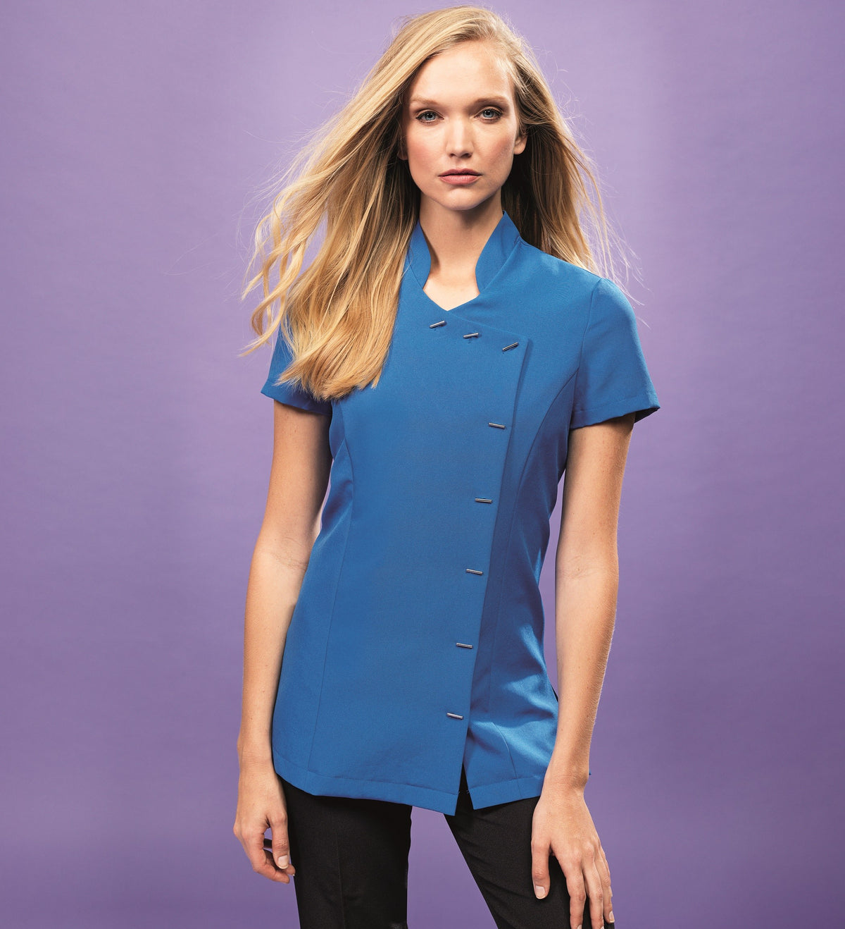 'Orchid' Beauty & Spa Tunic Asymmetric | HOT PINK