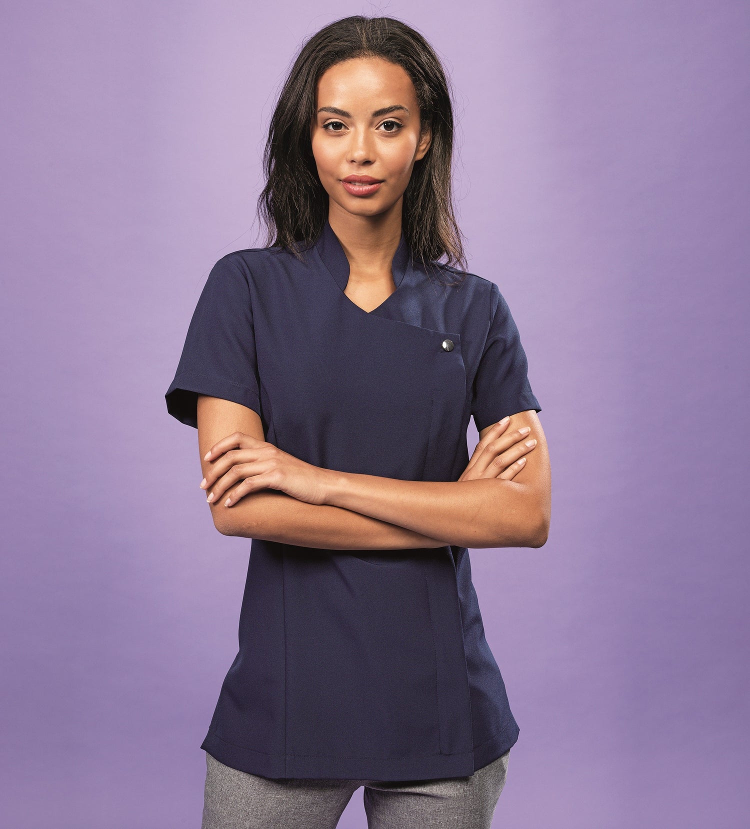 Blossom Beauty & Spa Tunic | DARK GREY