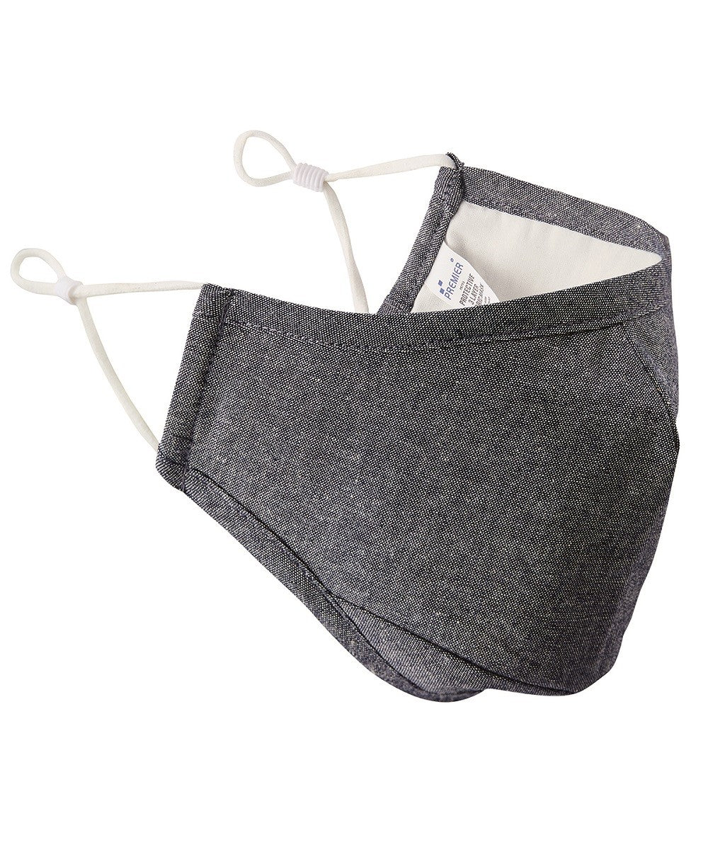 Protective 3 Layer Fabric Mask | INDIGO DENIM