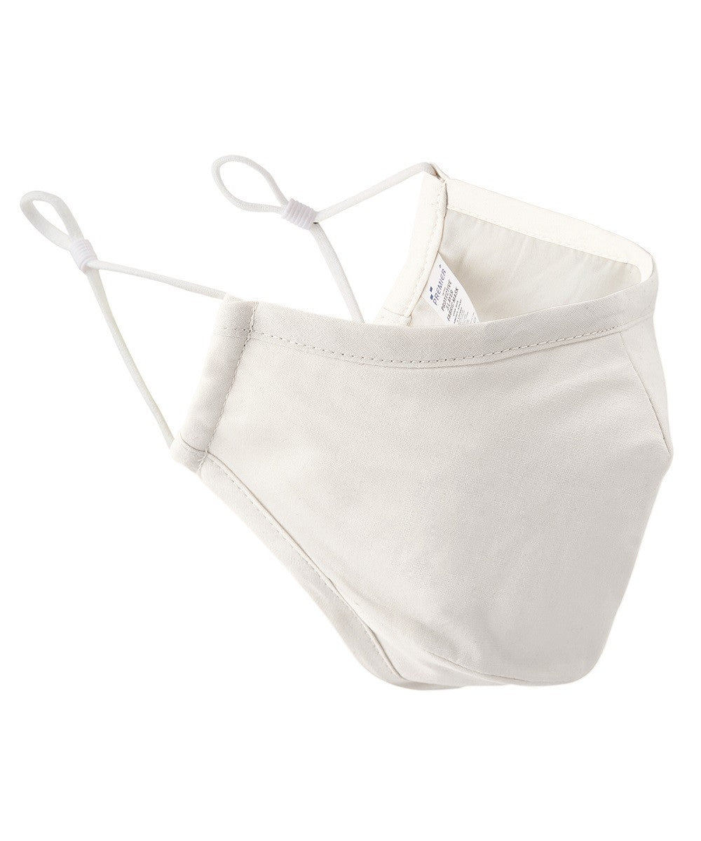 Protective 3 Layer Fabric Mask | WHITE
