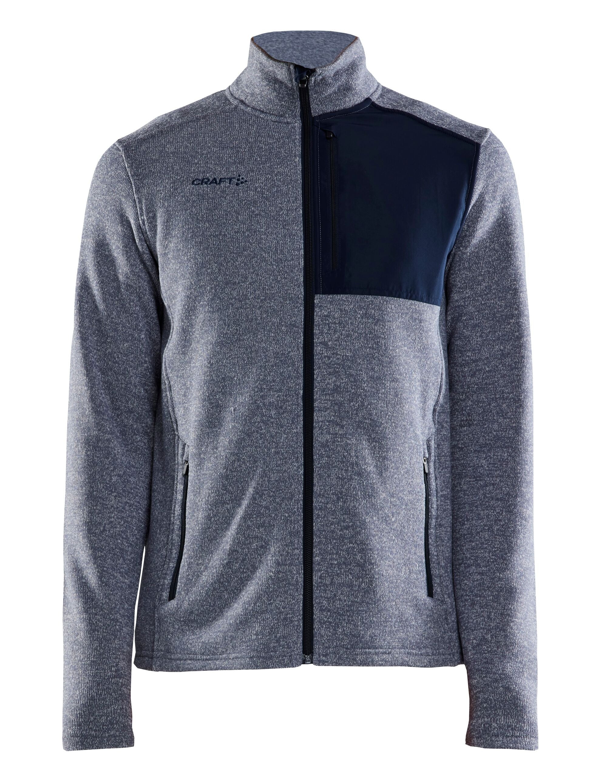 Mens ADV Explore Heavy Fleece Jacket | FLOW/BLAZE